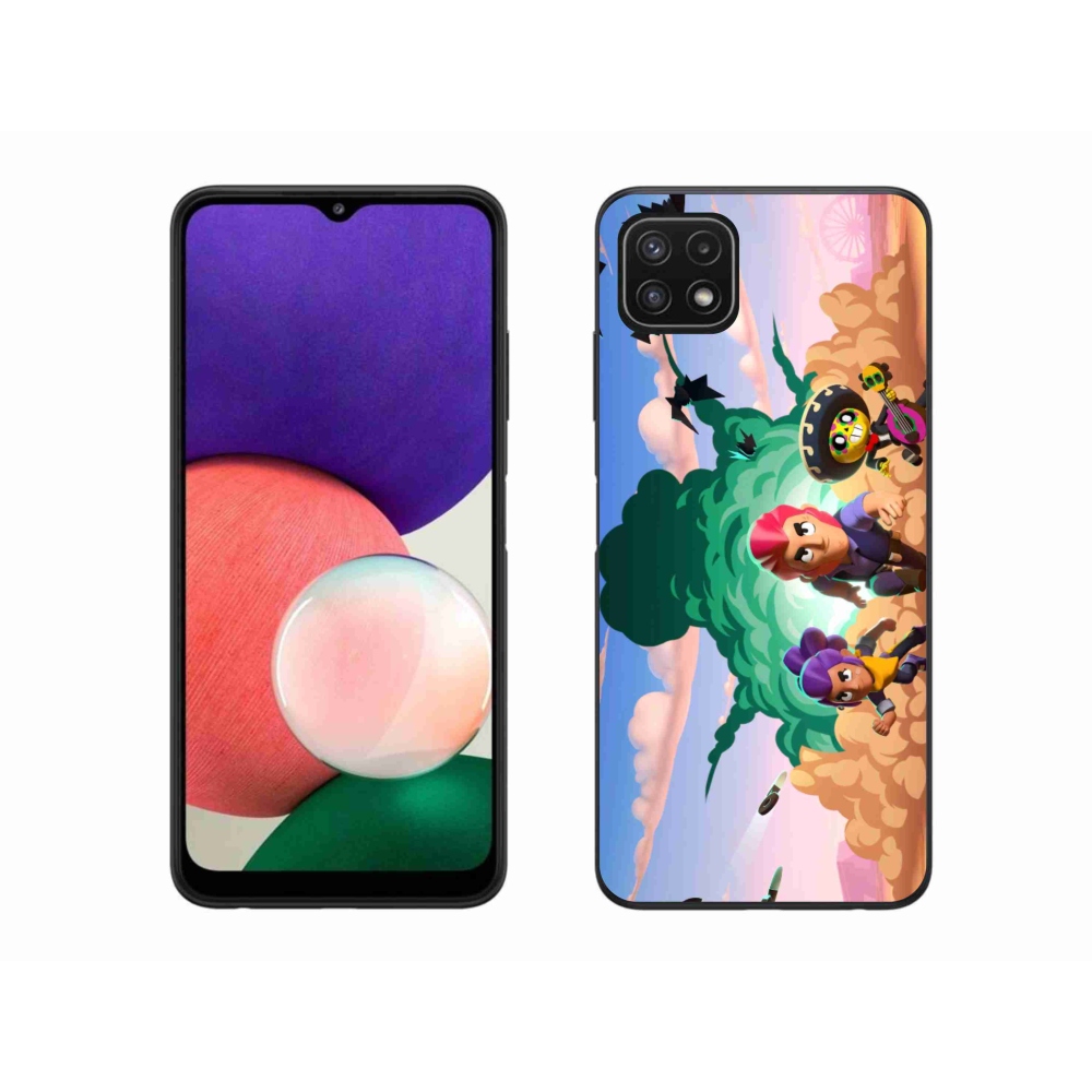 Gelový kryt mmCase na Samsung Galaxy A22 5G - brawl stars