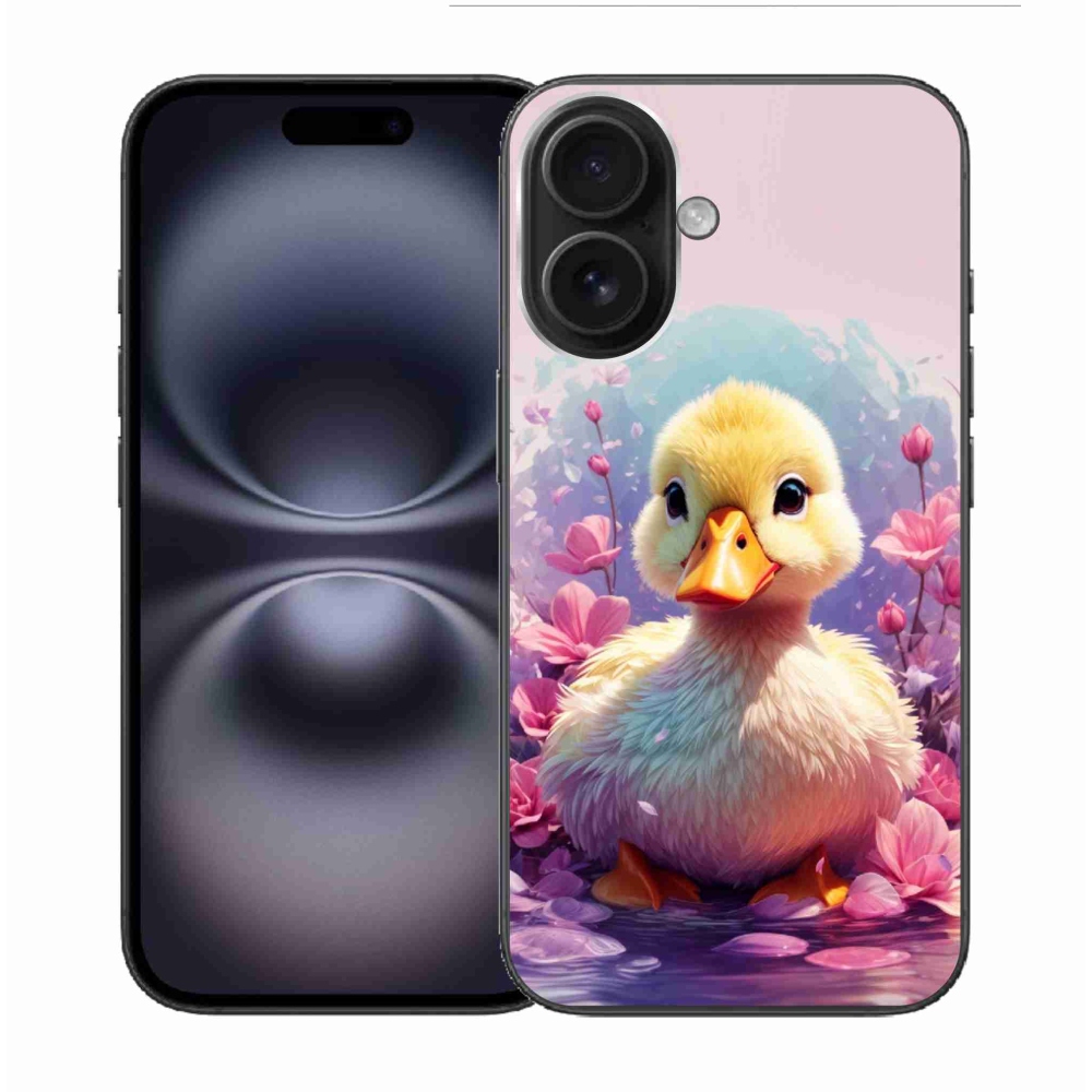 Gelový kryt mmCase na iPhone 16 - kachnička
