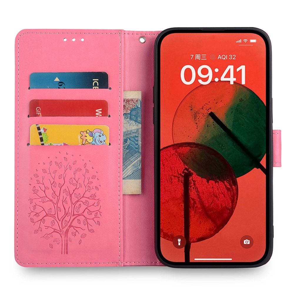 Tree knížkové pouzdro na Huawei Pura 70 - růžové