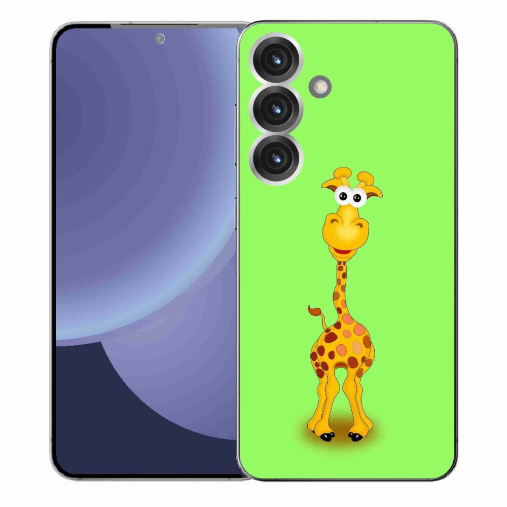 Gelový kryt mmCase na Samsung Galaxy S25+ - kreslená žirafa