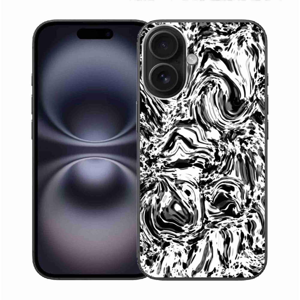 Gelový kryt mmCase na iPhone 16 - abstrakt 4