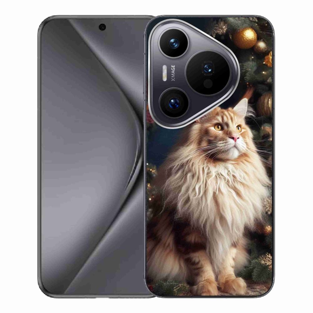 Gelový kryt mmCase na Huawei Pura 70 Pro - kočka u stromku