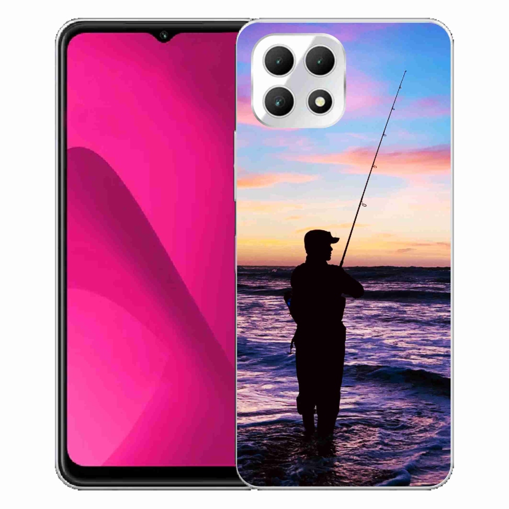 Gelový kryt mmCase na T-Mobile T Phone 2 - rybaření 1