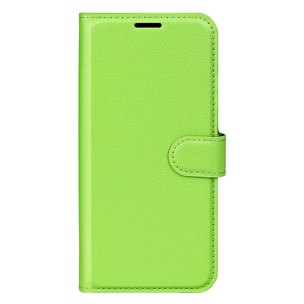Litchi knížkové pouzdro na Samsung Galaxy A26 5G - zelené