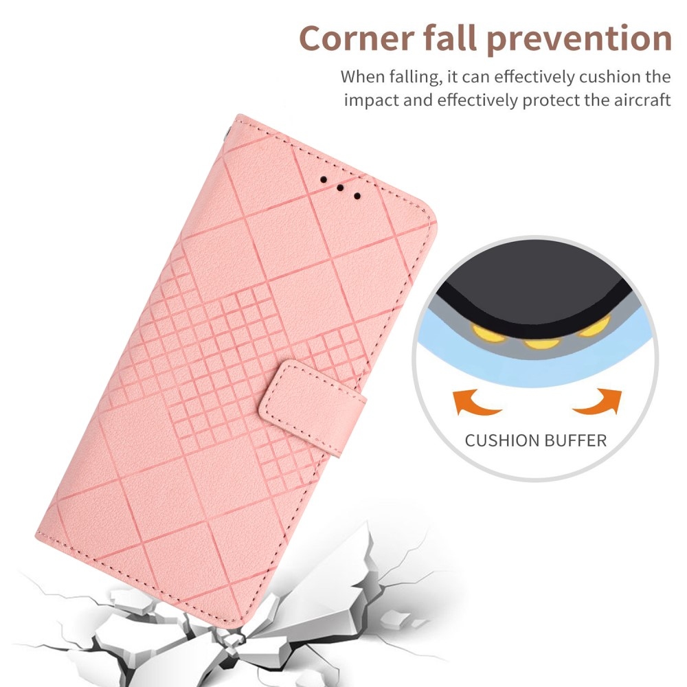 Folio knížkové pouzdro na Xiaomi Redmi A5 (173.45x79.35x8.45mm) - růžové