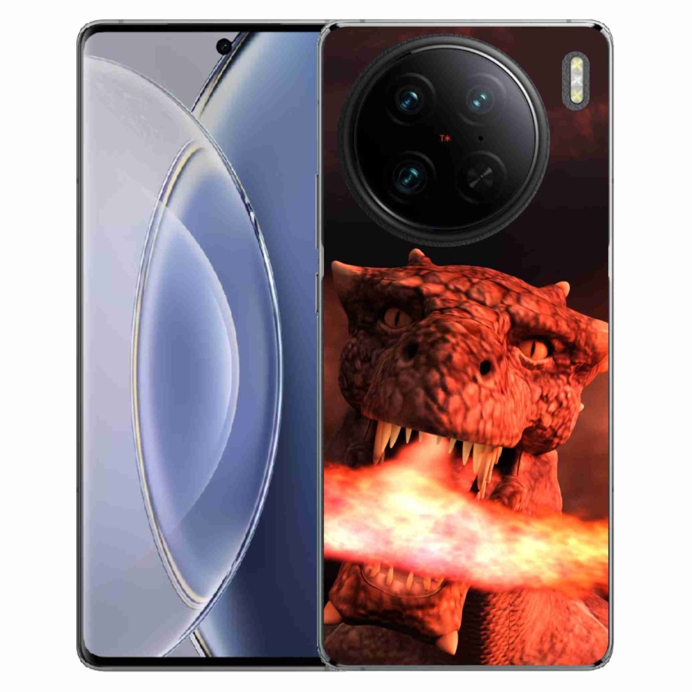 Gelový kryt mmCase na Vivo X90 Pro - drak