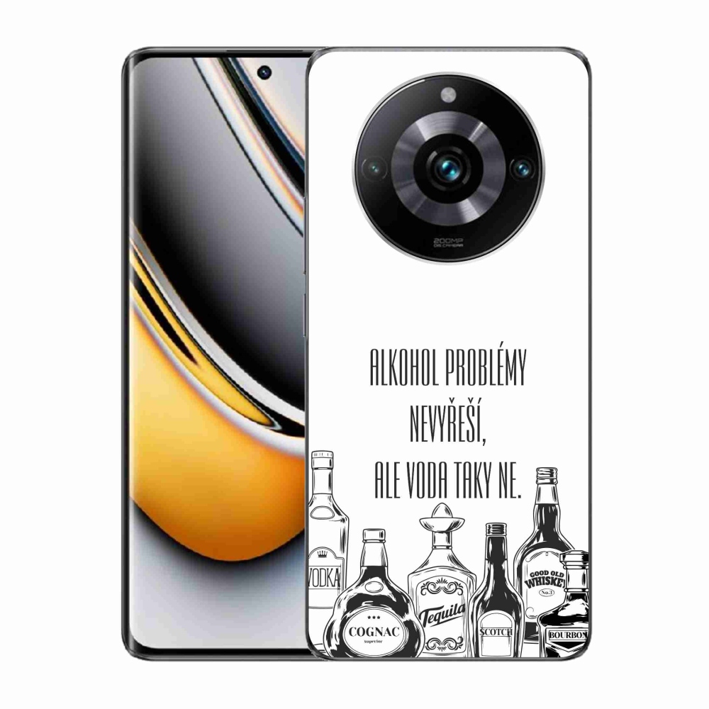 Gelový kryt mmCase na Realme 11 Pro/11 Pro+ - vtipný text bílé pozadí