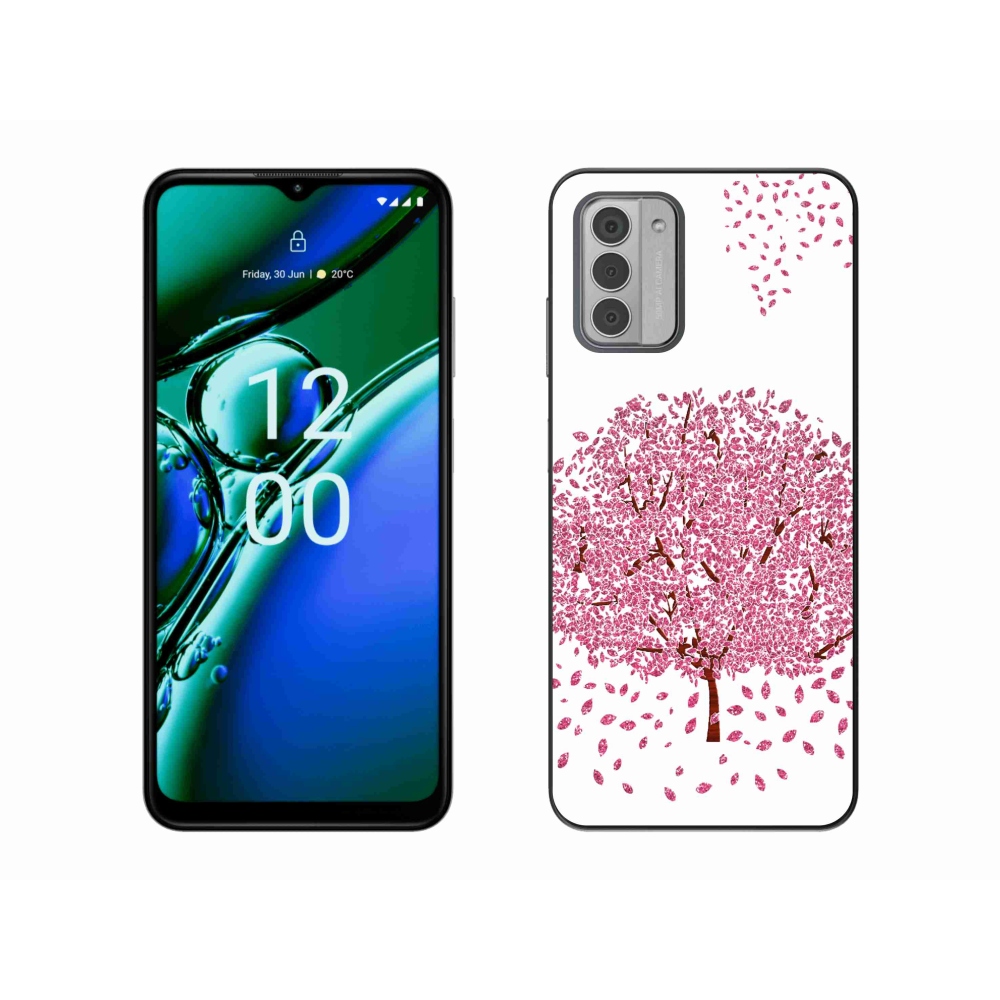 Gelový kryt mmCase na Nokia G42 - kreslený strom s listy