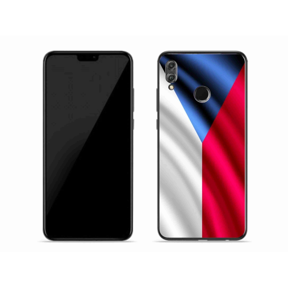 Gelový kryt mmCase na mobil Honor 8X - česká vlajka
