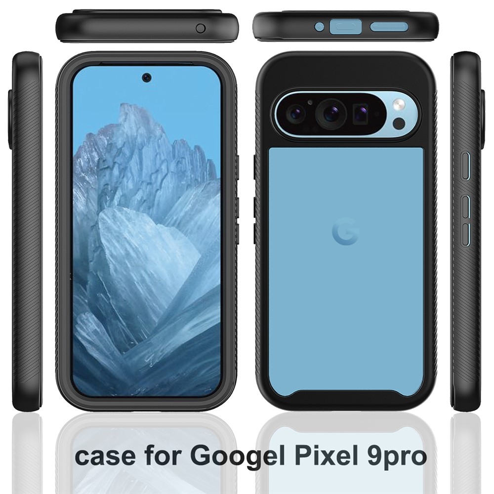 Impact gelový obal s rámečkem pro ochranou displeje na Google Pixel 10 Pro/Pixel 10 - černý