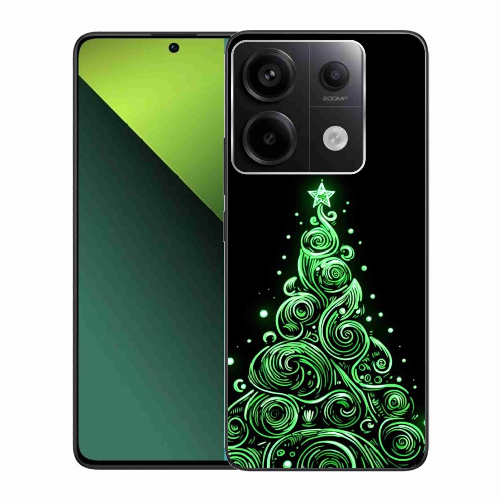 Gelový kryt mmCase na Xiaomi Redmi Note 13 Pro 5G/Poco X6 5G - neonový vánoční stromek 3