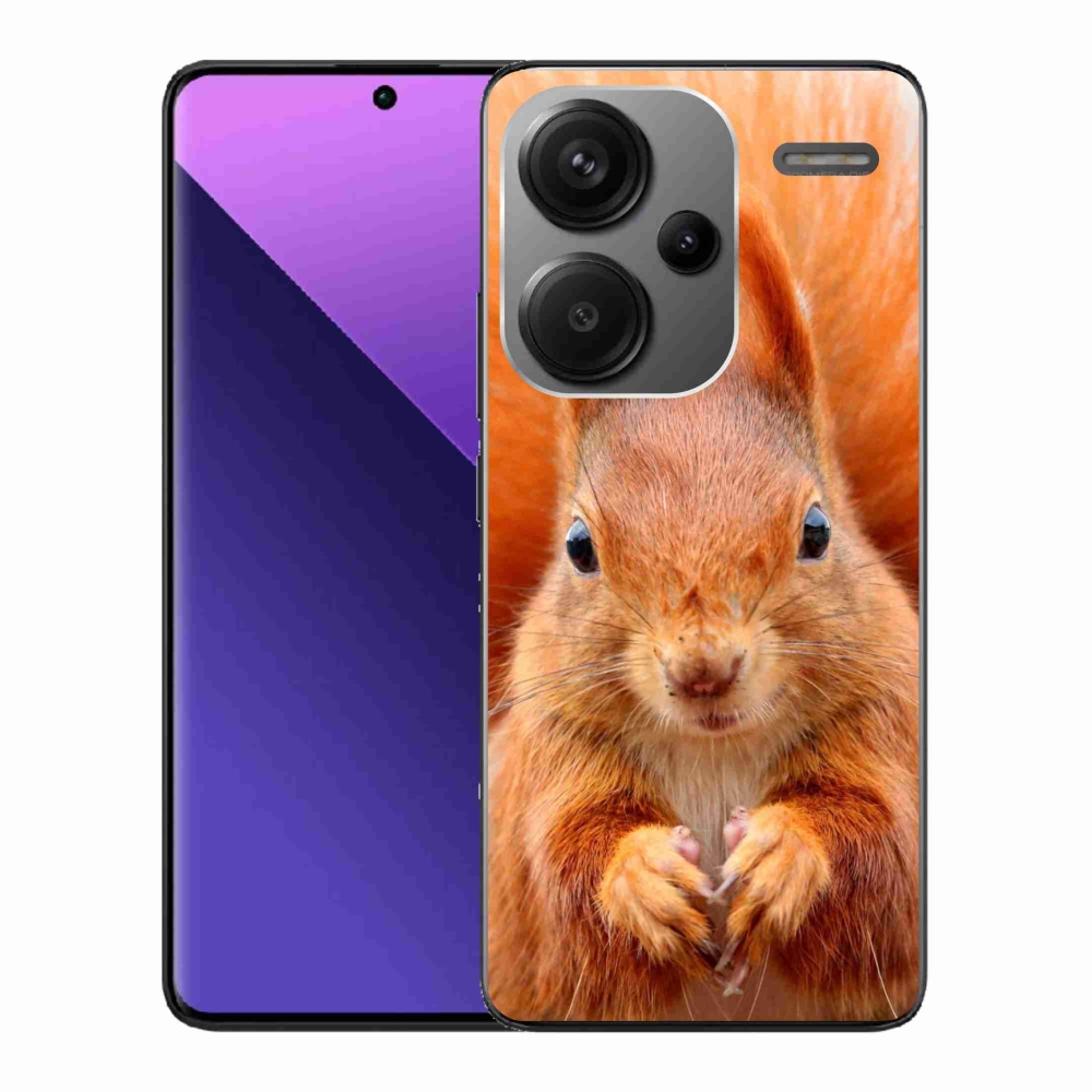 Gelový kryt mmCase na Xiaomi Redmi Note 13 Pro+ 5G - veverka