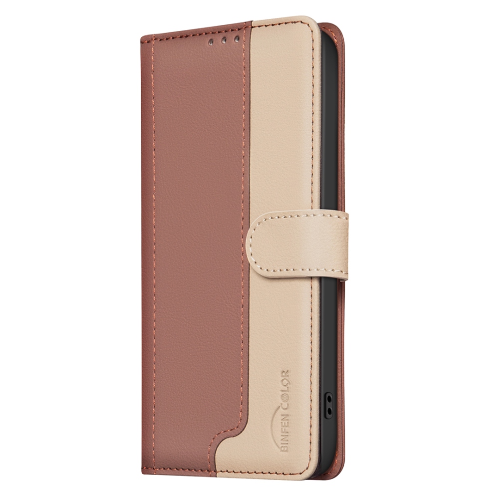 BNF DUO knížkové pouzdro na Xiaomi Redmi 15C 4G/5G (173mm) - hnědé