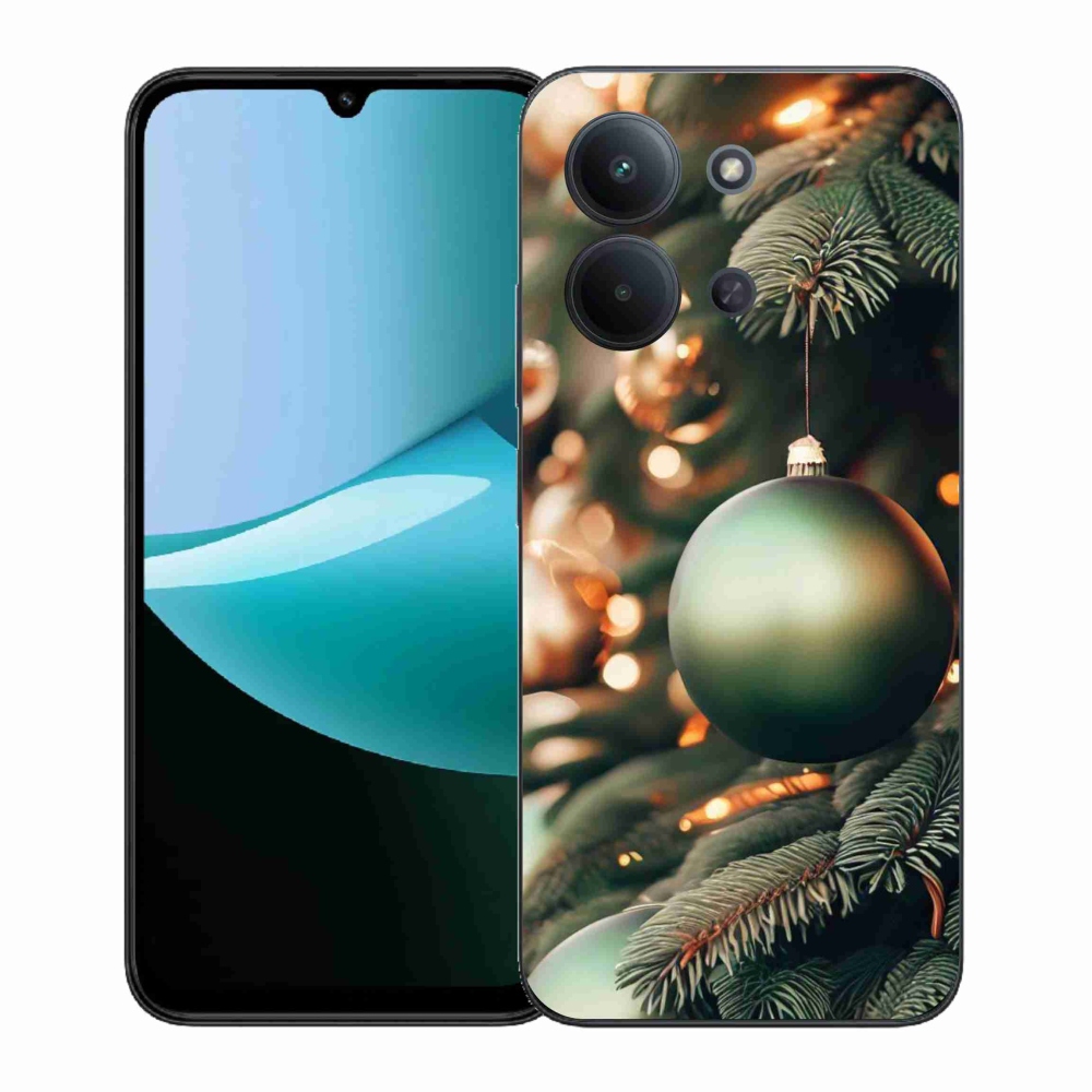 Gelový kryt mmCase na Xiaomi Redmi 15C 4G (171mm)/Poco C85 4G (171mm) - vánoční ozdoby 1