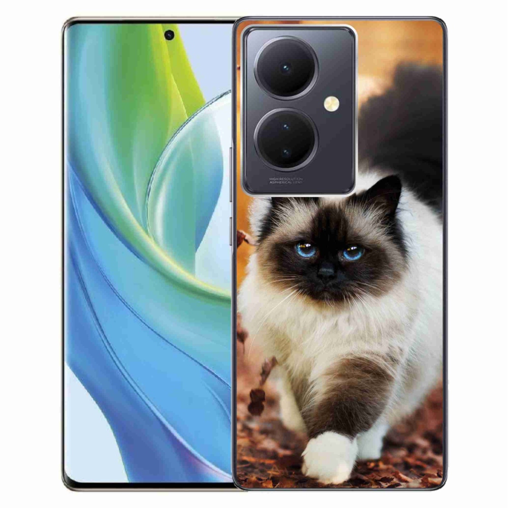Gelový obal mmCase na Vivo V29 Lite 5G - kočka