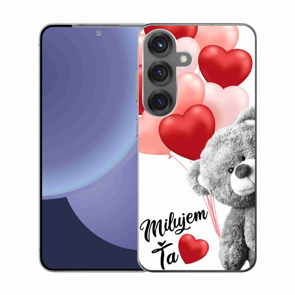Gelový kryt mmCase na Samsung Galaxy S25 - milujem Ťa sk