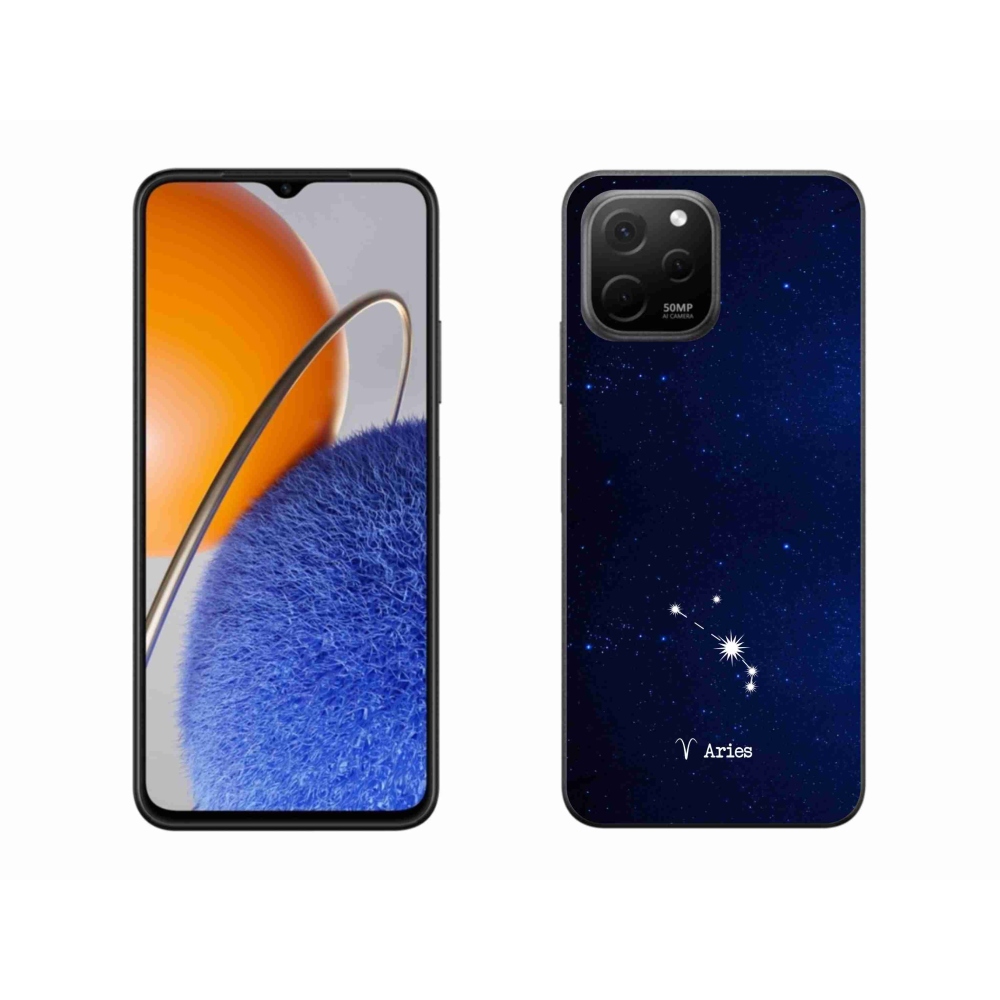 Gelový kryt mmCase na Huawei Nova Y61 - souhvězdí Berana