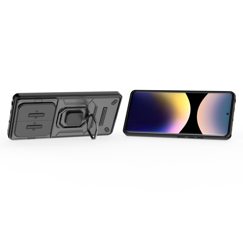 Lens odolný kryt na Xiaomi Redmi Note 14 Pro - černý