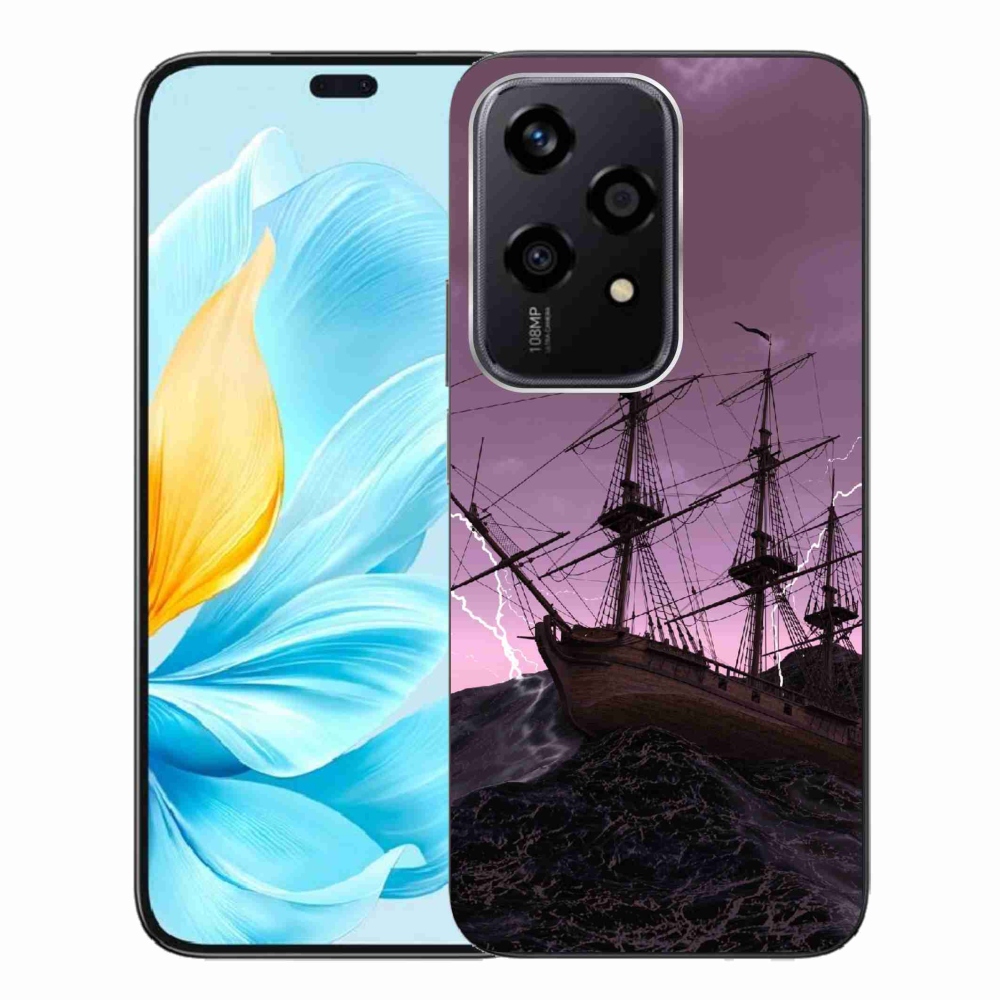 Gelový kryt mmCase na Honor 200 Lite 5G - loď v bouři
