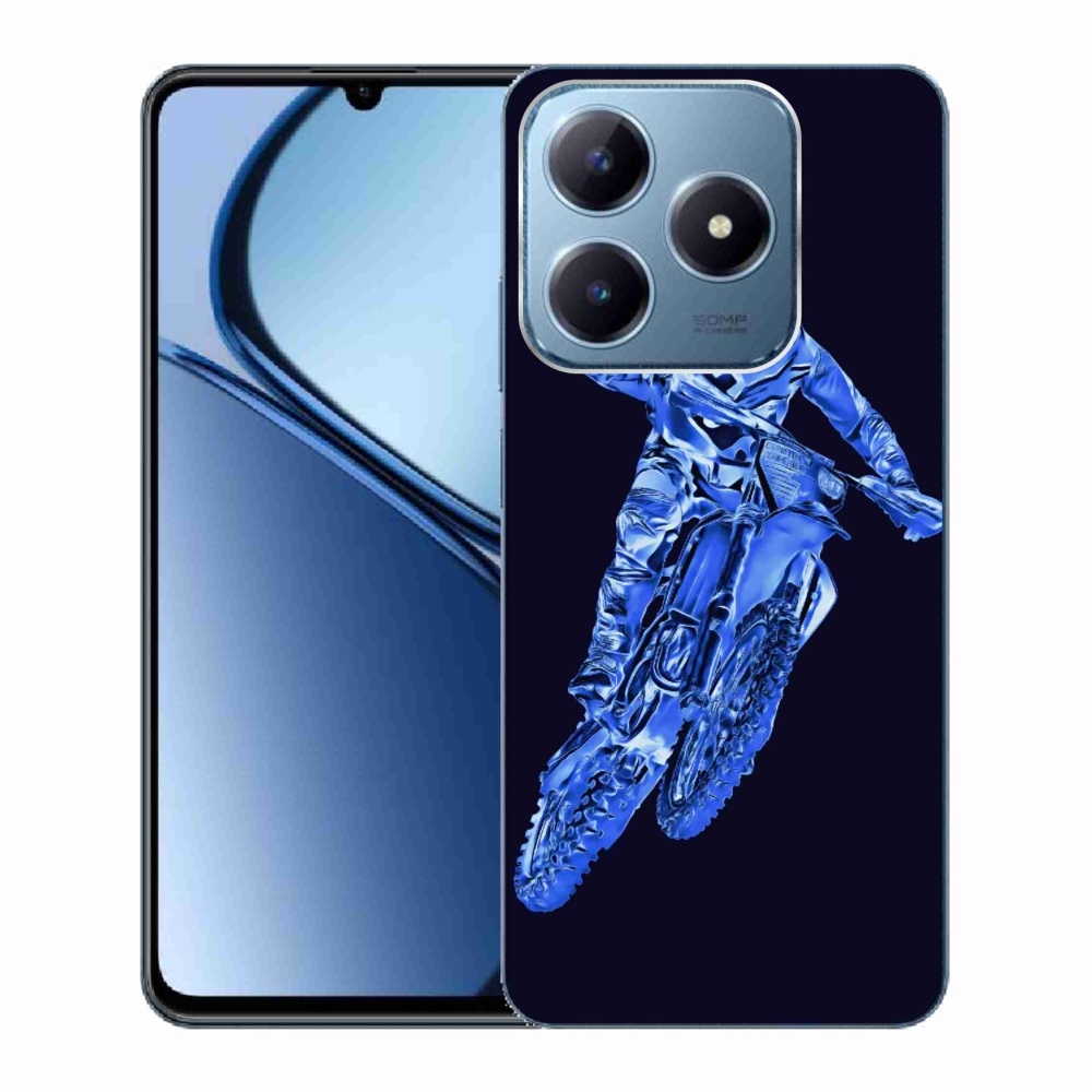 Gelový kryt mmCase na Realme C63 - motocross 1