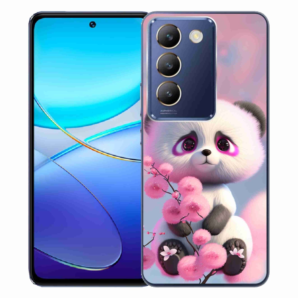 Gelový kryt mmCase na Vivo V40 SE 4G/5G - roztomilá panda 1