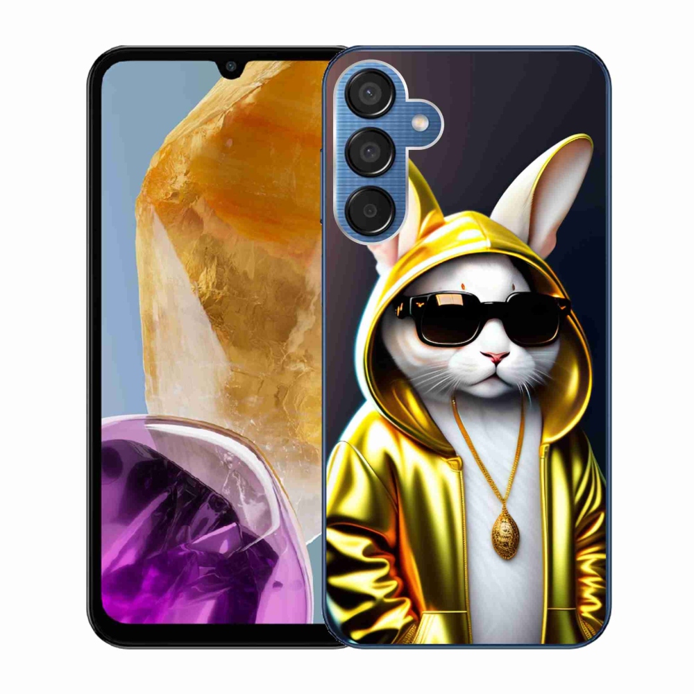 Gelový kryt mmCase na Samsung Galaxy M15 5G - kočka boss