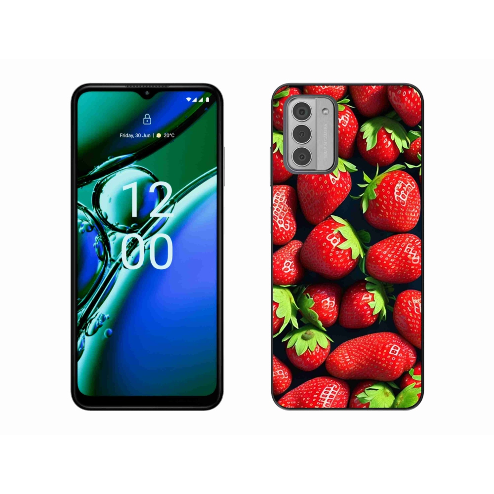 Gelový kryt mmCase na Nokia G42 - jahody