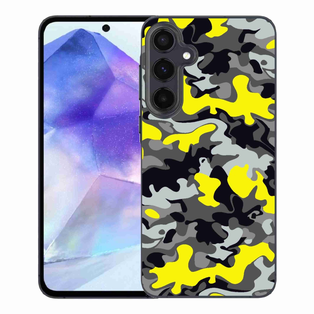 Gelový kryt mmCase na Samsung Galaxy A55 5G - maskáčový vzor 6