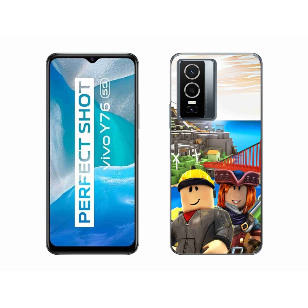 Gelový kryt mmCase na Vivo Y76 5G - roblox 1