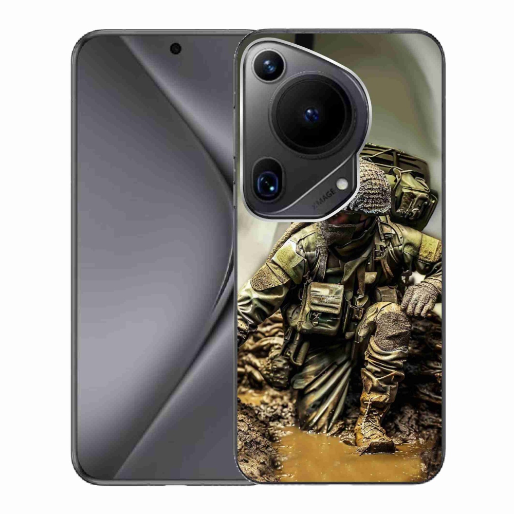 Gelový kryt mmCase na Huawei Pura 70 Ultra - voják