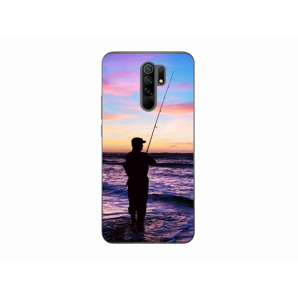 Gelový kryt mmCase na Xiaomi Redmi 9 - rybaření 1