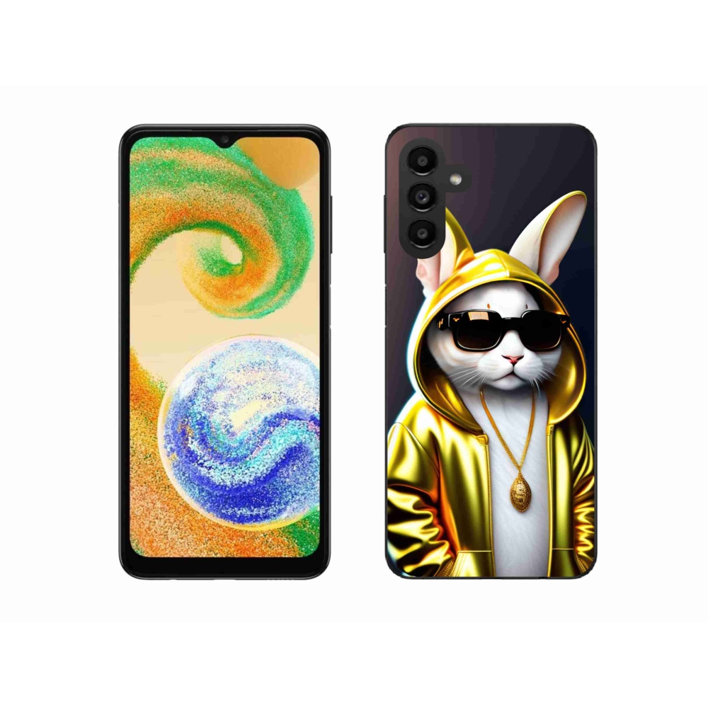 Gelový kryt mmCase na Samsung Galaxy A04s (164.7x76.7x9.1mm) - kočka boss