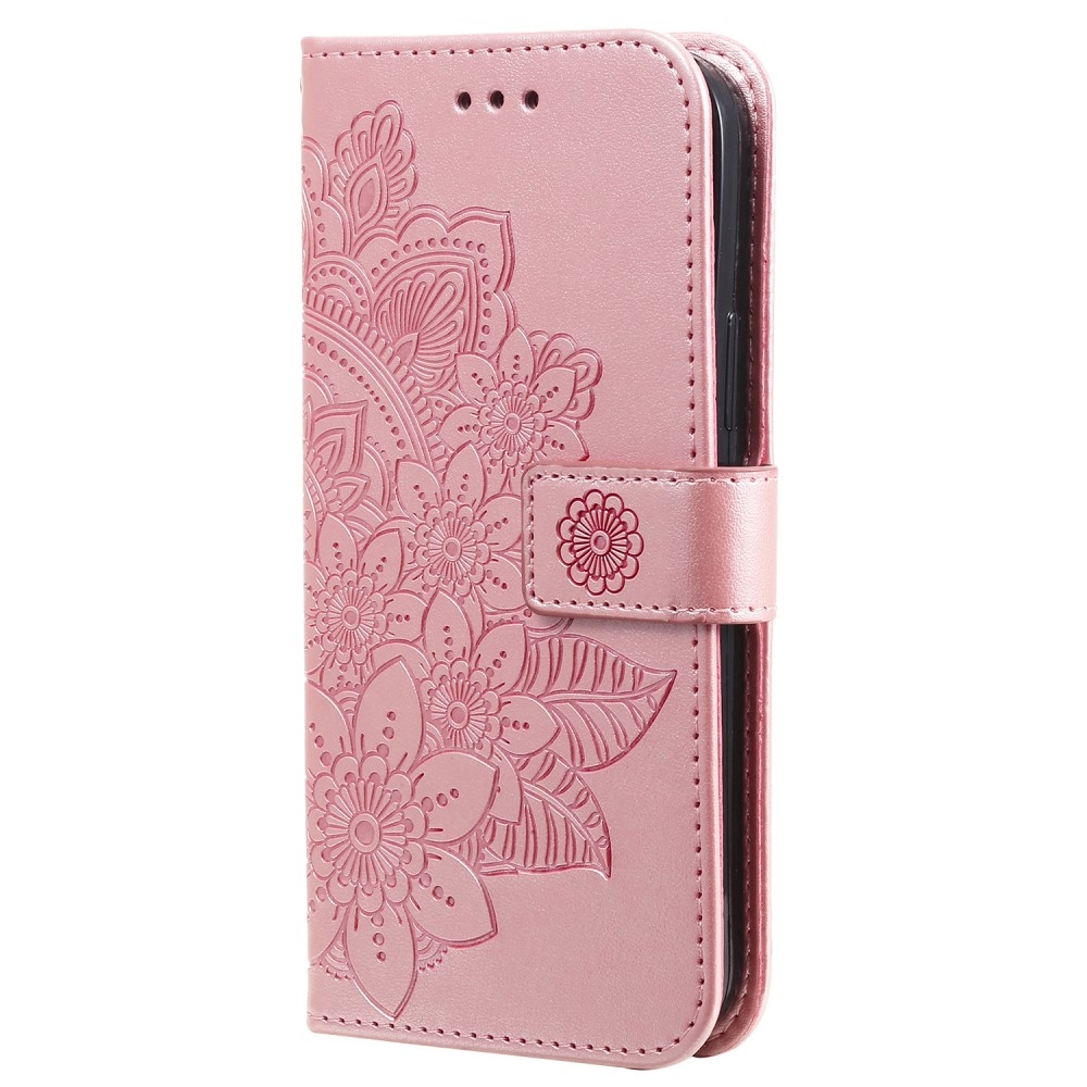 Mandala knížkové pouzdro na Xiaomi Redmi Note 13 Pro 5G/Poco X6 5G - růžové