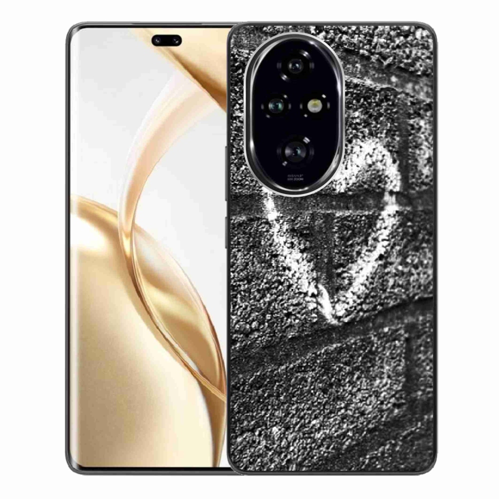 Gelový kryt mmCase na Honor 200 Pro 5G - srdce na zdi