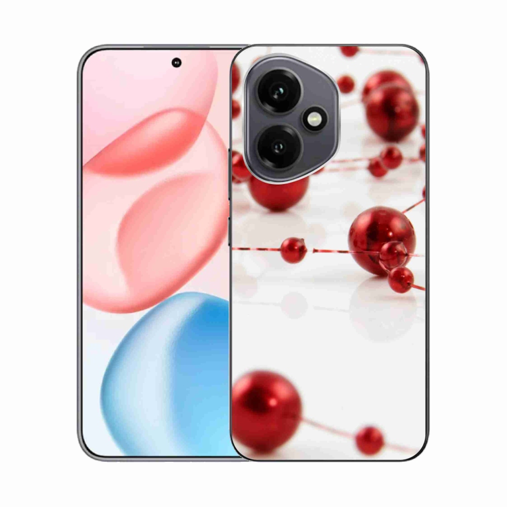 Gelový kryt mmCase na Honor 400 - vánoční řetěz