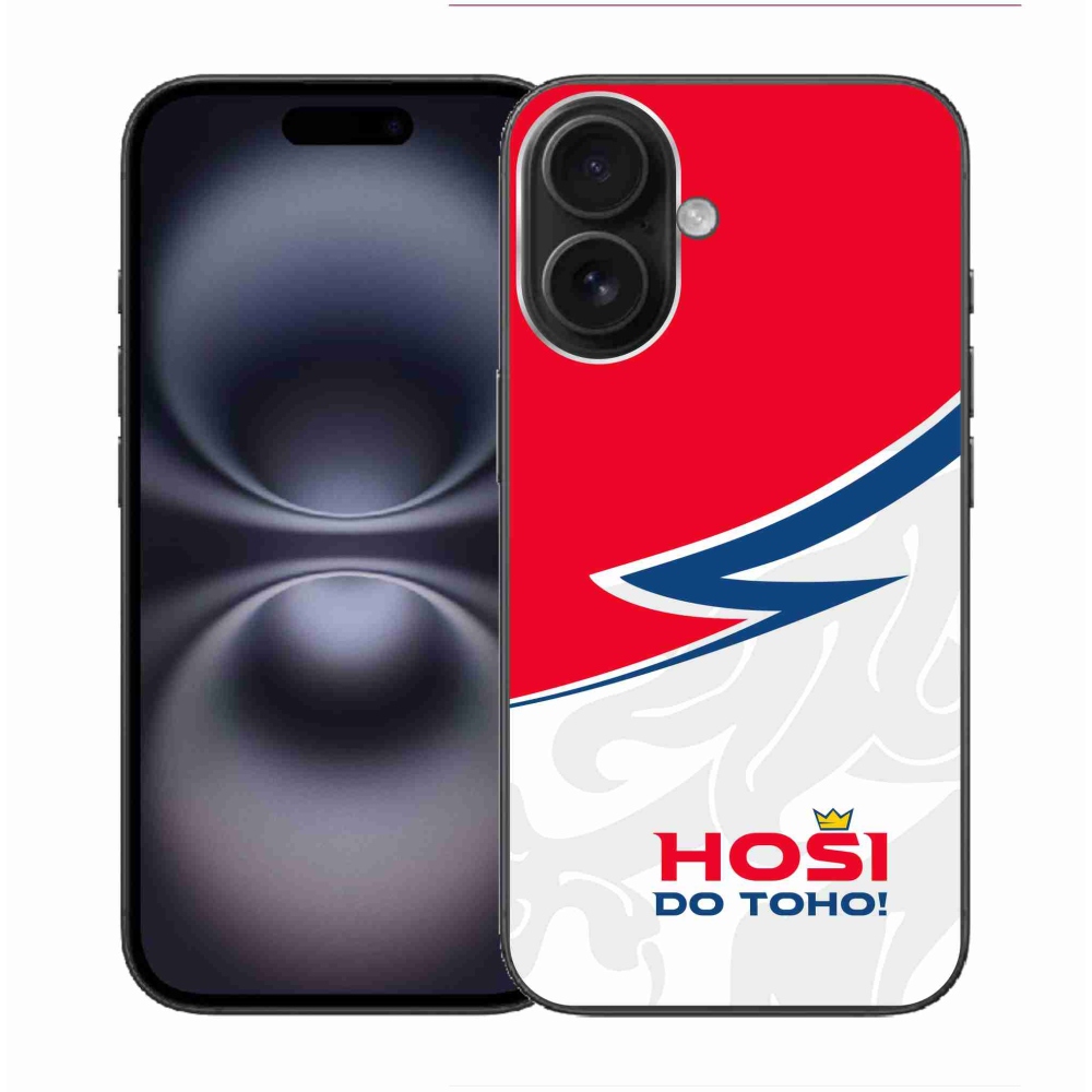 Gelový kryt mmCase na iPhone 16 - hoši do toho