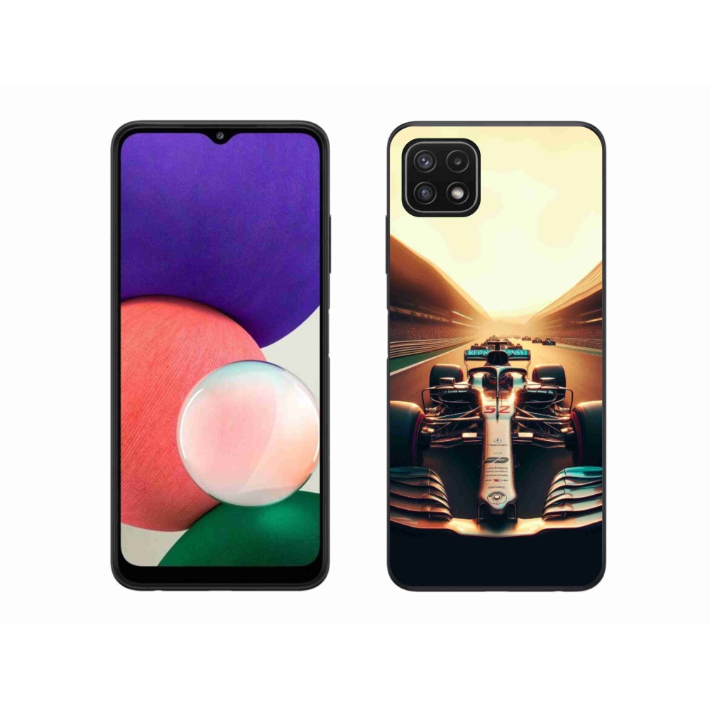 Gelový kryt mmCase na Samsung Galaxy A22 5G - formule 1
