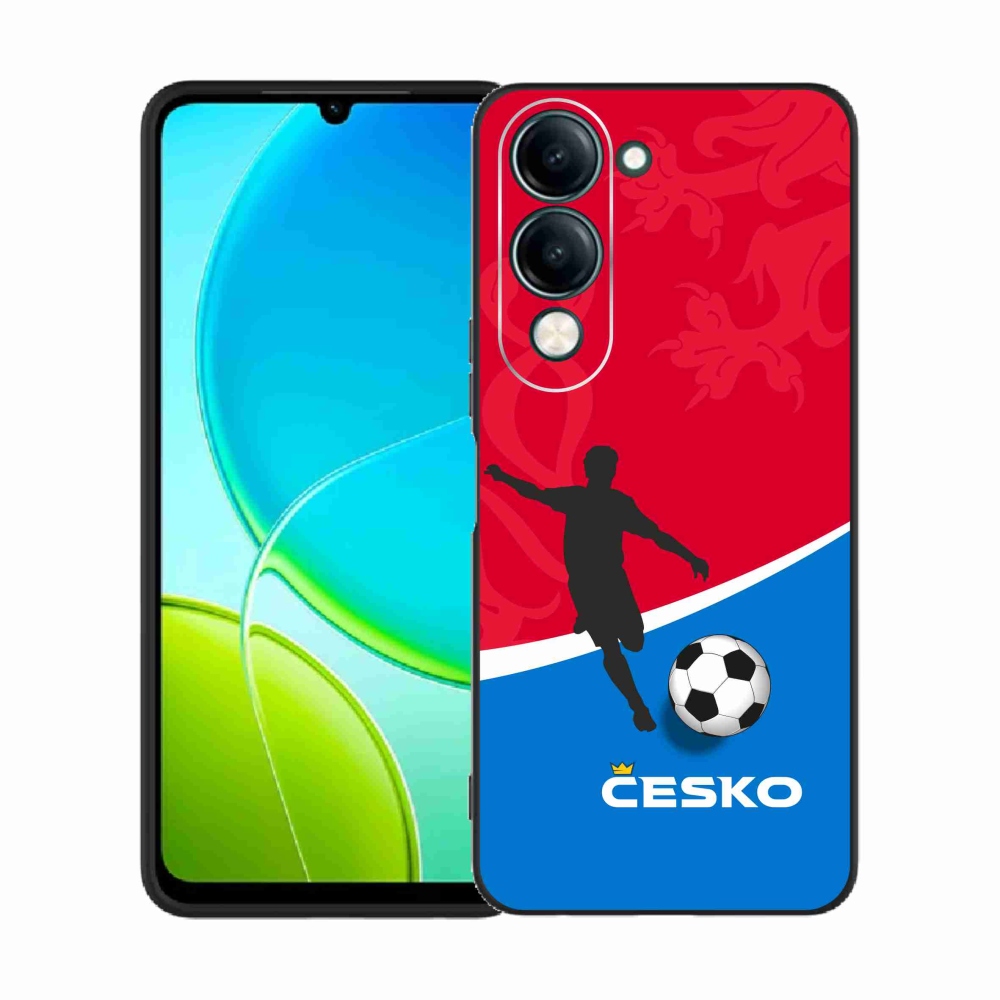 Gelový kryt mmCase na Vivo Y29s 5G - fotbal Česko