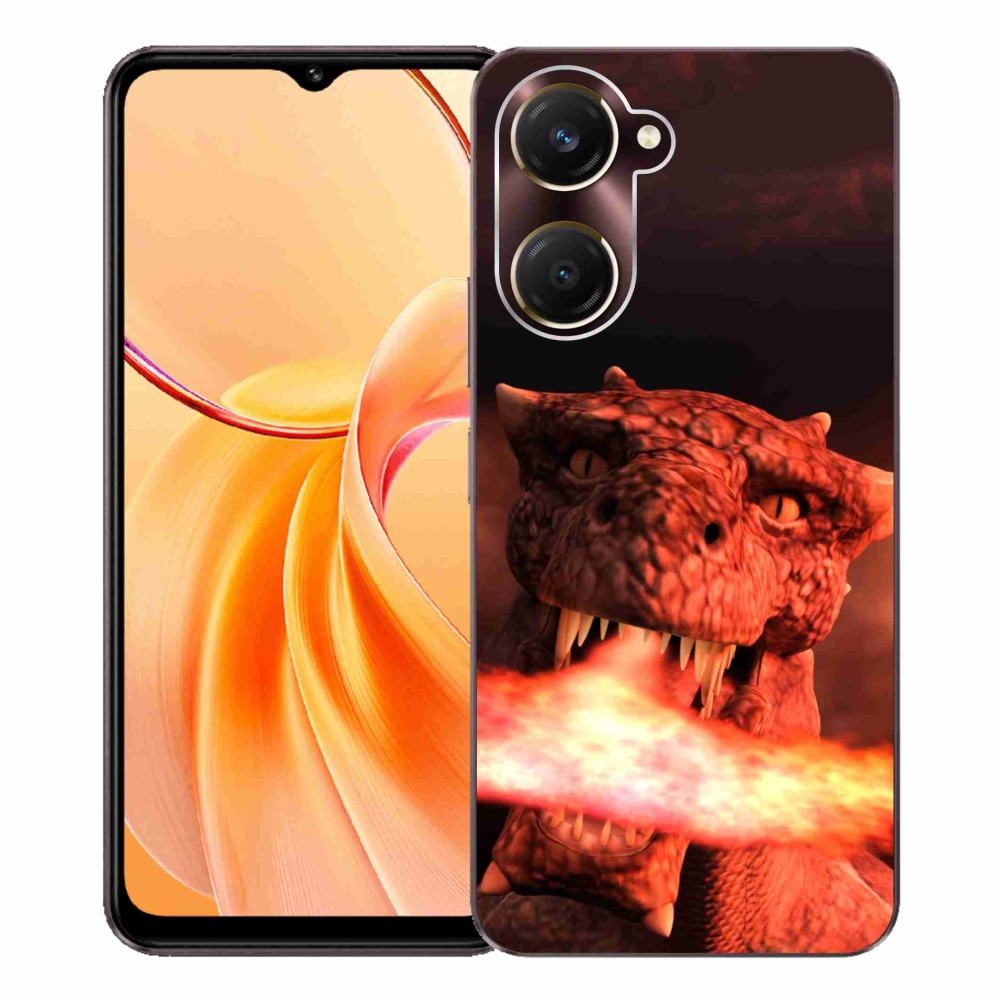 Gelový kryt mmCase na Vivo Y28s 5G - drak