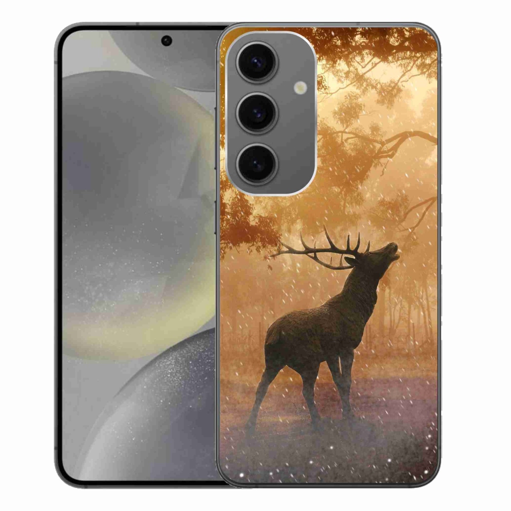 Gelový kryt mmCase na Samsung Galaxy S24+ - jelen v říji