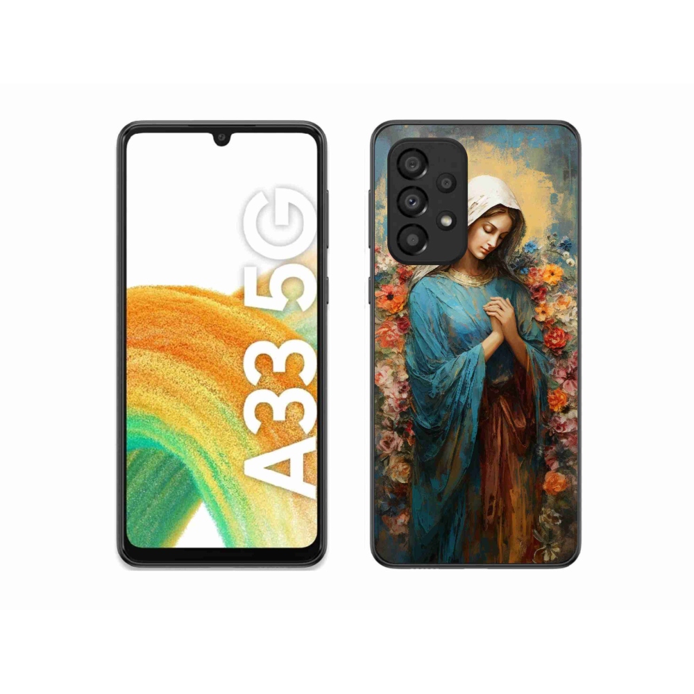 Gelový kryt mmCase na Samsung Galaxy A33 5G - svatá žena