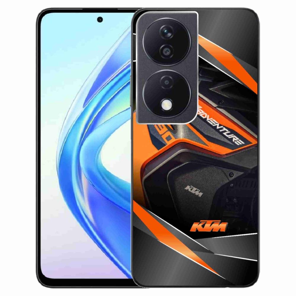 Gelový kryt mmCase na Honor X7b/Honor 90 Smart - motorka ktm