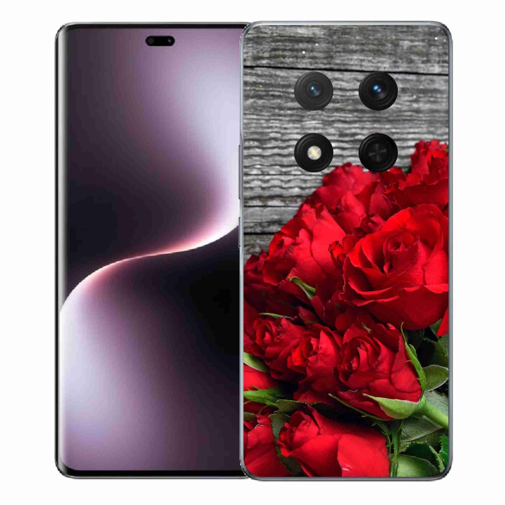 Gelový kryt mmCase na Honor Magic 7 Lite 5G - červené růže