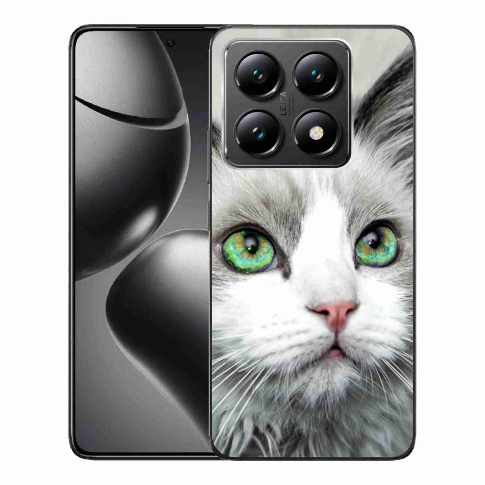Gelový kryt mmCase na Xiaomi 14T - kočičí pohled