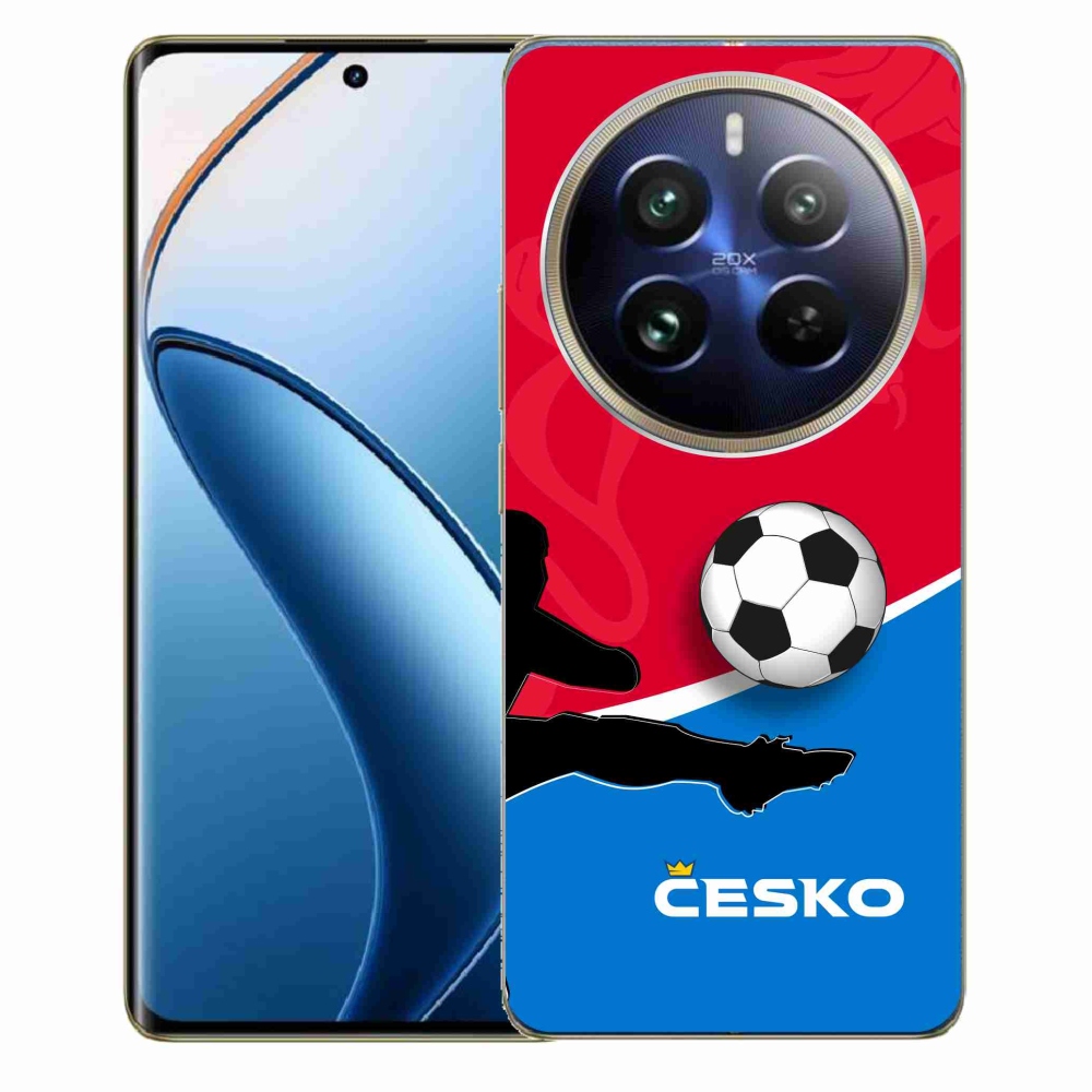 Gelový kryt mmCase na Realme 12 Pro 5G/12 Pro+ 5G - fotbal Česko 2