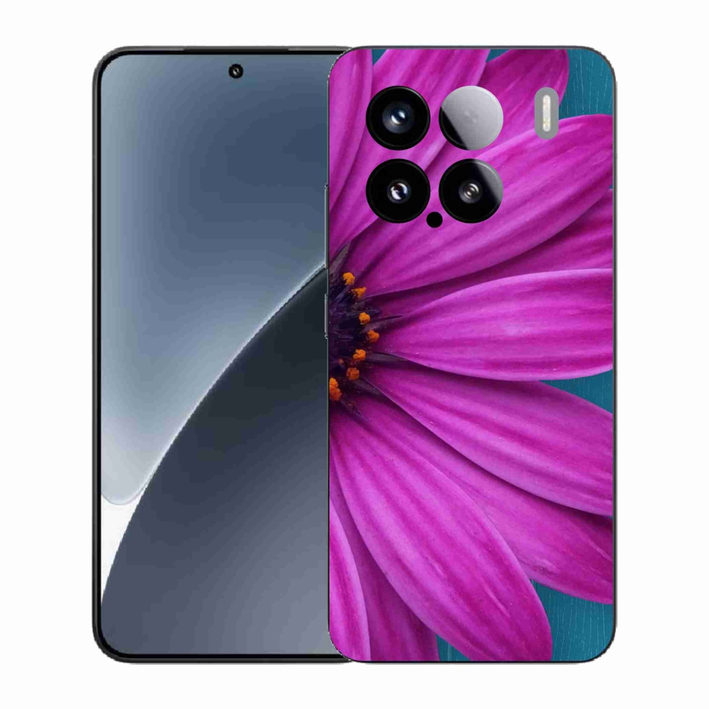 Gelový kryt mmCase na Xiaomi 15 - fialová kopretina