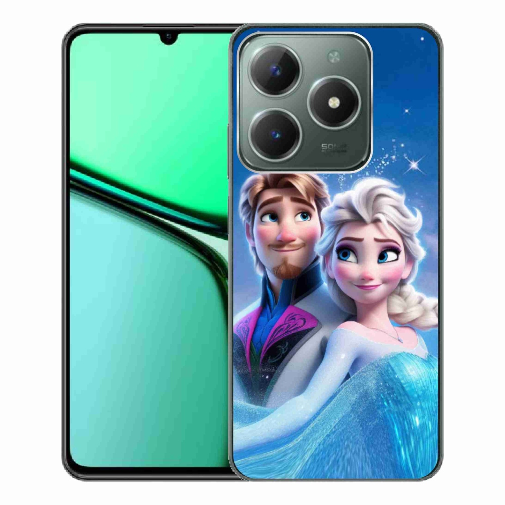 Gelový kryt mmCase na Realme C61 - ledové království 1