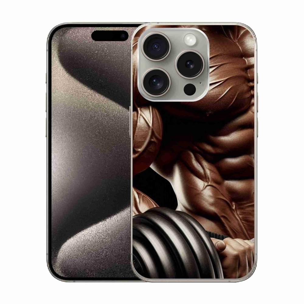 Gelový kryt mmCase na iPhone 15 Pro - posilování 4