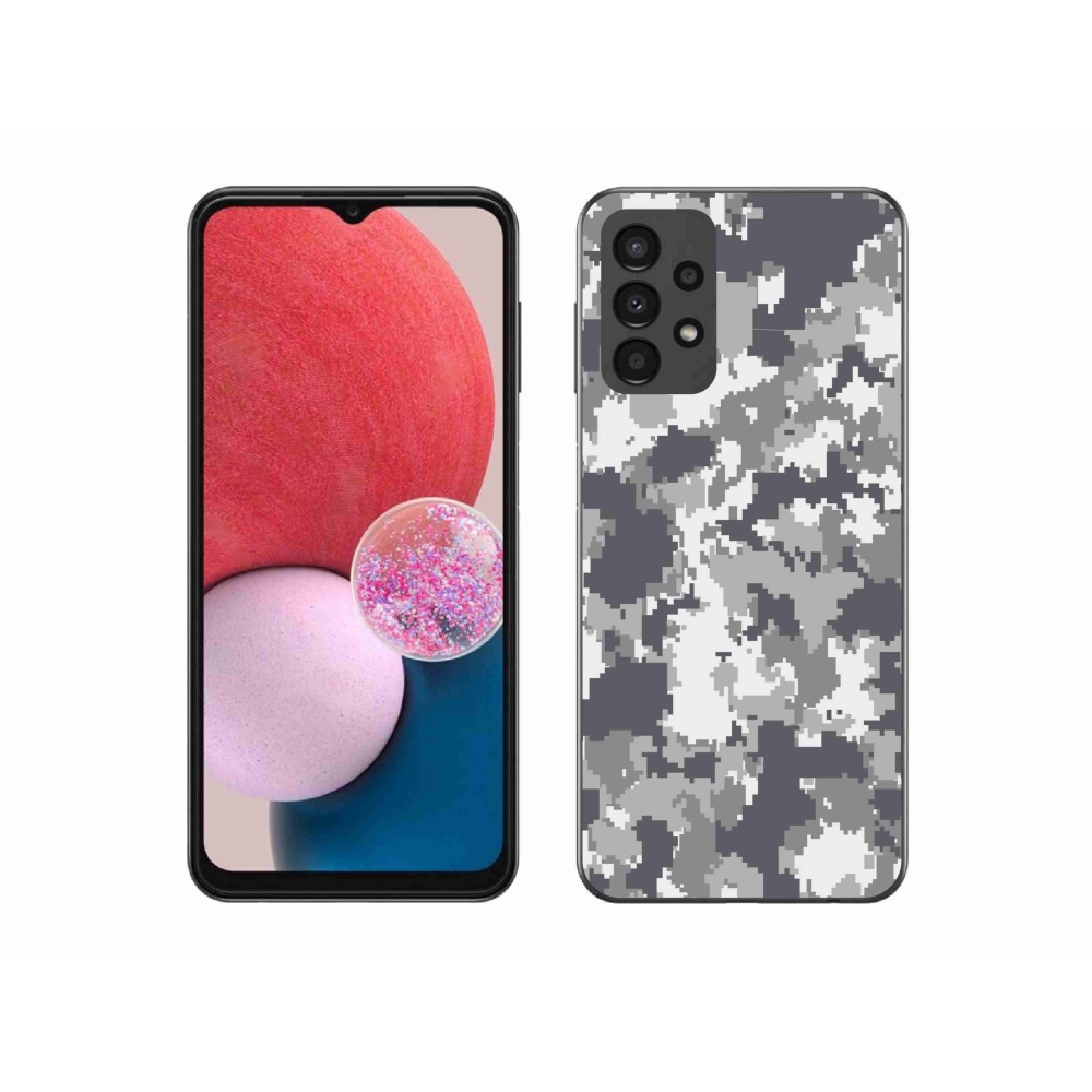 Gelový kryt mmCase na Samsung Galaxy A13 4G - maskáčový vzor 2