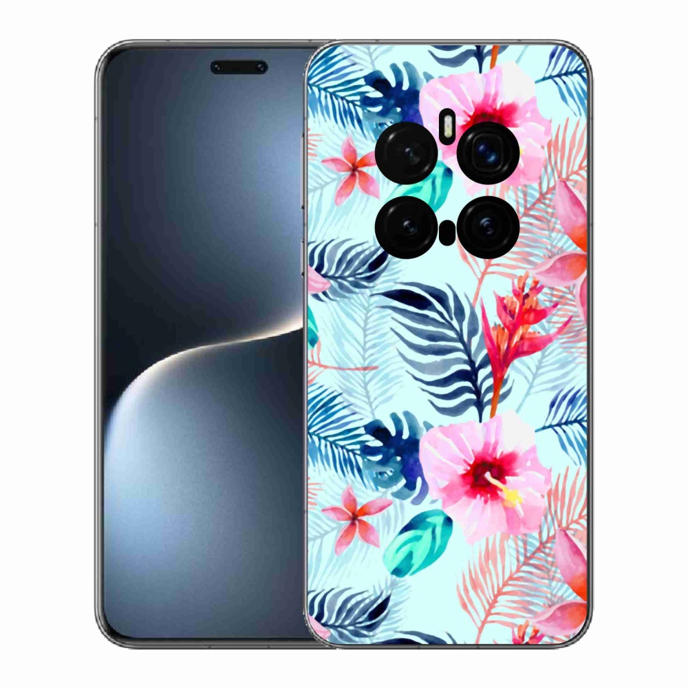 Gelový kryt mmCase na Honor Magic 7 Pro 5G - květiny